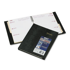 Rediform CoilPRO Weekly Planner, Ruled, 6-3/4 x 8-3/4, Black, 2012 REDCB850CBLK