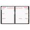 Rediform CoilPRO Weekly Planner, Ruled, 6-3/4 x 8-3/4, Black, 2012 REDCB850CBLK