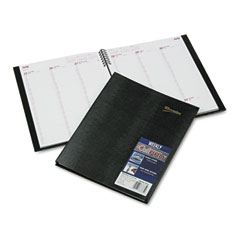 Rediform CoilPRO Weekly Planner, Ruled, 8-1/2 x 11, Black, 2012 REDCB950CBLK