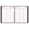 Rediform CoilPRO Weekly Planner, Ruled, 8-1/2 x 11, Black, 2012 REDCB950CBLK