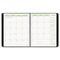 Rediform EcoLogix Recycled Monthly Planner, 11 x 8-1/2, Black Soft Cover, 2011-2013 REDCB435WBLK