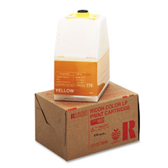 Ricoh® 888443 Toner, 10000 Page-Yield, Yellow RIC888443
