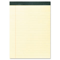 Roaring Spring Recycled Legal Pad, 8 1/2 x 11 3/4 Pad, 8 1/2 x 11 Sheets, 40/Pad, Canary, Dozen ROA74712