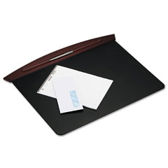 Rolodex Executive Woodline II Desk Pad, 25 1/4 x 19 7/8 x 3/4, Mahogany ROL19250