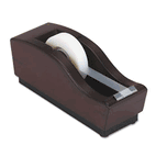 Rolodex Executive Woodline II Desktop Tape Dispenser, 1" core, Solid Wood, Mahogany ROL19280