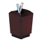 Rolodex Executive Woodline II Pencil Cup, 3 1/4 x 3 1/4 x 4 5/8, Mahogany ROL19230
