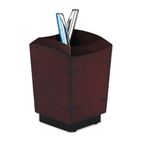 Rolodex Executive Woodline II Pencil Cup, 3 1/4 x 3 1/4 x 4 5/8, Mahogany ROL19230