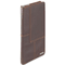 Rolodex Explorer Leather Business Card Book, 96-Card Capacity, 5 x 10 1/8, Brown ROL22336