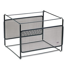 Rolodex Letter Size Mesh File Frame Holder, Wire, 12 3/8 x 11 3/8 x 9 5/8, Black ROL22191