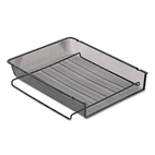 Rolodex Mesh Stackable Front Load Letter Tray, Wire, Black ROL22211ELD