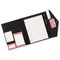 Rolodex Pad Folio, Faux Leather, Snap Close, Letter Size Pad, Resilient Pink ROL1734454
