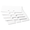 Rolodex Plain Unruled Refill Card, 2 1/4 x 4, White, 100 Cards/Pack ROL67558