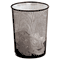 Rolodex Wastebasket, Round, Wire Mesh, 11 1/2 dia x 14 1/4 h, Black ROL22351