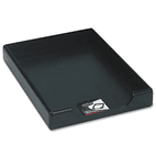 Rolodex Wood Tones Legal Desk Tray, Wood, Black ROL62546