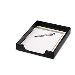 Rolodex Wood Tones Letter Desk Tray, Wood, Black ROL62523