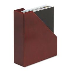Rolodex Wood Tones Magazine File, 3 1/2 x 10 1/4 x 11 3/4, Mahogany ROL4079