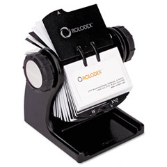 rolodex business card sleeves Sign & Holders 200 clear sleeves and A Rolodex Rotary Business Card File