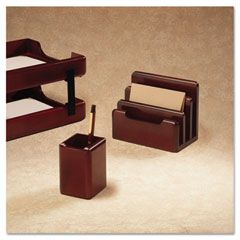Rolodex Wood Tones Pencil Cup, Mahogany ROL23380