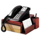 Rolodex Wood Tones Phone Center Desk Stand, 12 1/8 x 10, Mahogany ROL1734646