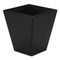 Rolodex Wood Tones Wastebasket, Trapezoidal, Wood, Black ROL62545
