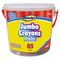 RoseArt Crayons, Classic Colors, Resealable Bucket with Sharpener, 85/Pk RAI48155UA8