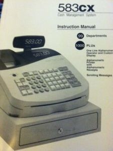 Royal 583cx Cash Management System Instruction Manual [Paperback] Alpha 583cx