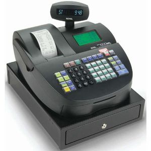 Royal Alpha 1000ML 200 Department 5000 Price Look-Up Heavy Duty Cash Register - Refurbished