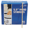 Royal Paper Wood Coffee Stirrers, 5-1/2" Long, Woodgrain, 1000 Stirrers/Box RPPR810