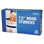 Royal Paper Wood Coffee Stirrers, 7-1/2" Long, Woodgrain, 500 Stirrers/Box RPPR825