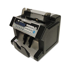 Royal Sovereign Elect Bill Ctr w/Counterfeit Detection, 1200 Bills/Min.,10.2"Wx9.5"Dx8.5"H,BK/SR RSIRBC3100