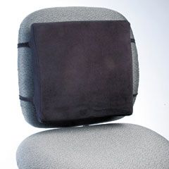 Rubbermaid Commercial Back Perch w/Fleece Cover, 13w x 2-3/4d x 12-1/2h, Black RCP91060