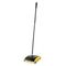 Rubbermaid Commercial Dual Action Sweeper, Boar/Nylon Bristles, 42" Steel/Plastic Handle, Black/Yellow RCP421388BLA