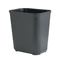 Rubbermaid Commercial Fire-Resistant Wastebasket, Rectangular, Fiberglass, 7 gal, Black RCP254300BK