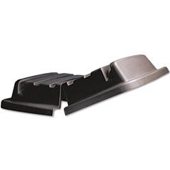 Rubbermaid Commercial Hinged Dome Lid for Cube Truck, Black RCP461300BLA