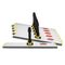 Rubbermaid Commercial HYGEN Microfiber Quick Connect Frame, Squeegee, 24"w x 4 1/2d, Aluminum,Yellow RCPQ570