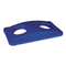 Rubbermaid Commercial Lid for Slim Jim Bottle Recycling Container, 20-3/8 x 11-3/8", Blue RCP269288BE