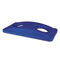 Rubbermaid Commercial Lid for Slim Jim Bottle Recycling Container, 20-3/8 x 11-3/8", Blue RCP269288BE