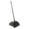Rubbermaid Commercial Lobby Pro Upright Dustpan, w/wheels, 12 1/2 W, Polypropylene w/Vinyl Coat, Black RCP253100BK