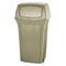 Rubbermaid Commercial Ranger Fire-Safe Container, Square, Structural Foam, 35 gal, Beige RCP843088BG