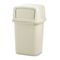 Rubbermaid Commercial Ranger Fire-Safe Container, Square, Structural Foam, 45 gal, Beige RCP917188BG