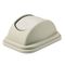 Rubbermaid Commercial Rectangular Free-Swinging Plastic Lids, Beige RCP306700BG