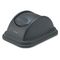 Rubbermaid Commercial Rectangular Free-Swinging Plastic Lids, Black RCP306700BK