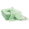 Rubbermaid Commercial Reusable Cleaning Cloths, Microfiber, 16 x 16, Green, 12/Carton RCPQ620