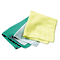 Rubbermaid Commercial Reusable Cleaning Cloths, Microfiber, 16 x 16, Yellow, 12/Carton RCPQ610