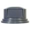 Rubbermaid Commercial Round Brute Dome Top Lid for 55 gal Waste Containers, 27 1/4" Diameter, Gray RCP265788GY