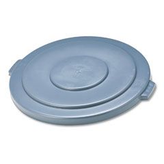 Rubbermaid Commercial Round Brute Lid, 26-3/4" Diameter, Gray RCP265400GY