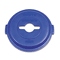 Rubbermaid Commercial Single Stream Recycling Top for Brute 32 gal Containers, Blue RCP1788380