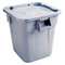 Rubbermaid Commercial Square Brute Lid, 24 x 22 x 1-1/5", Gray RCP352700GY