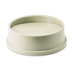 Rubbermaid Commercial Swing Top Lid for Round Waste Container, Plastic, Beige RCP267200BG