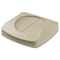 Rubbermaid Commercial Swing Top Lid for Untouchable Recycling Center, 16" Square, Beige RCP268988BG